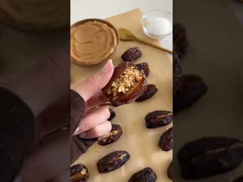 Snickers Dates! ##shorts #viral #recipe