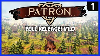 It's Here! .. And It's BRUTAL!! Patron Full Release Ep 1 - New Medieval City Building Game 2021