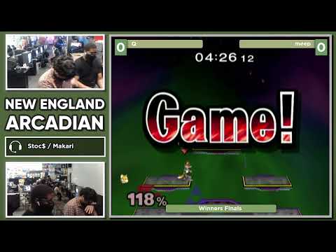 NE Melee Arcadian 8 - Q (Fox) vs. meep (Sheik) - Melee WF