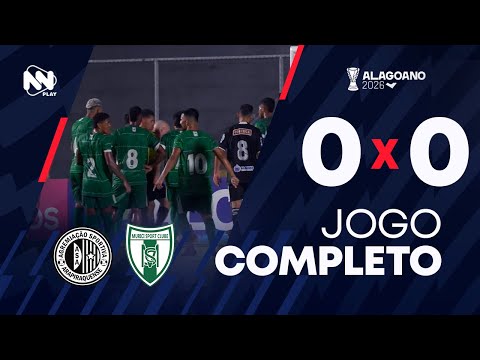 ASA 0 X 0 MURICI - 10/01/26 | ALAGOANO 2026 | #LIVE