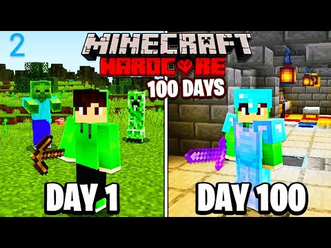 Insane! Surviving 100 Days in Hardcore Minecraft