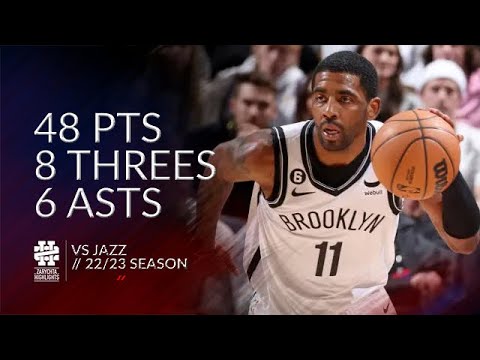 Kyrie Irving 48 pts 8 threes 6 asts vs Jazz 22/23 season