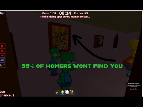 Best hiding spots in you vs homer