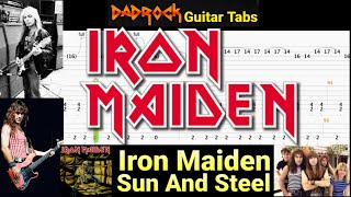 Sun And Steel - Iron Maiden - Guitar + Bass TABS Lesson