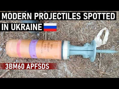 Are Russians Preparing for NATO Tanks? Modern Russian projectiles spotted in Ukraine.