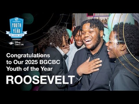 Congratulations Roosevelt - 2025 Youth of the Year - Boys & Girls Clubs of Broward County