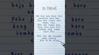 Download lagu SO PIRANG (Remastered 2024) · Hendro Engkeng · EYIN KAWATAK · Lyrics mp3