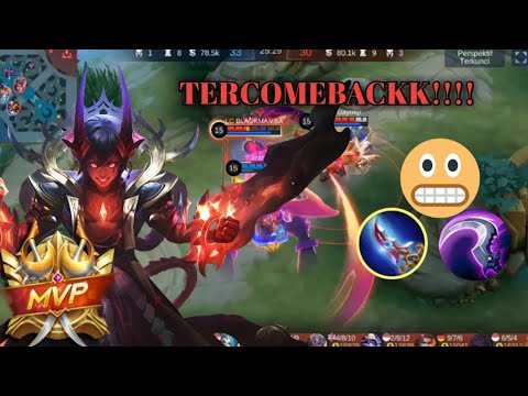TERCOMEBACK!!! dyrroth best build dyrroth gameplay