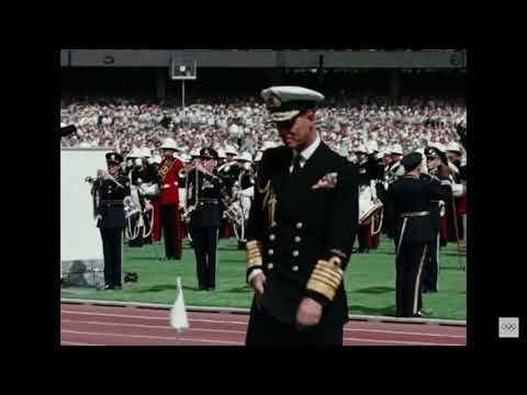 God Save The Queen - 1956 Prince Phillip Australia Olympic Games Opening