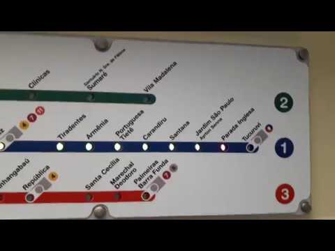 Trecho entre Parada Inglesa e Tucuruvi no TUE I16 - Linha 1 Azul (27/06/2019)