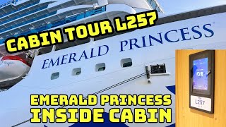 Emerald Princess L257 Interior Cabin Tour