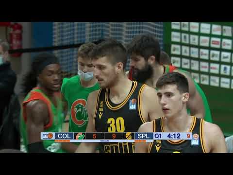 ABA Liga 2020/21, Round 3 match: Cedevita Olimpija - Split (16.10.2020)