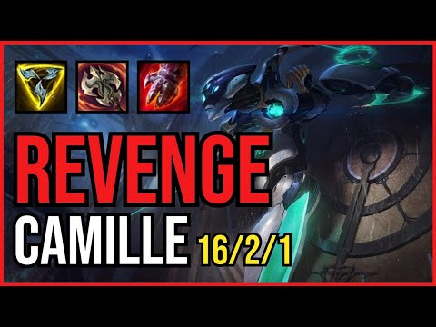 REVENGE - CAMILLE vs. GNAR Top | NA CHALLENGER | PATCH 11.2 | QUADRAKILL