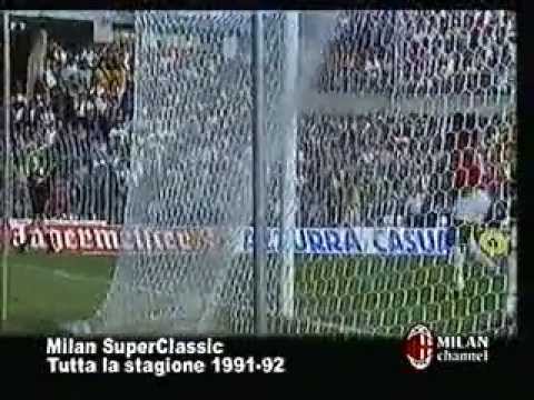 Ascoli-Milan 0-1 stagione 91-92 