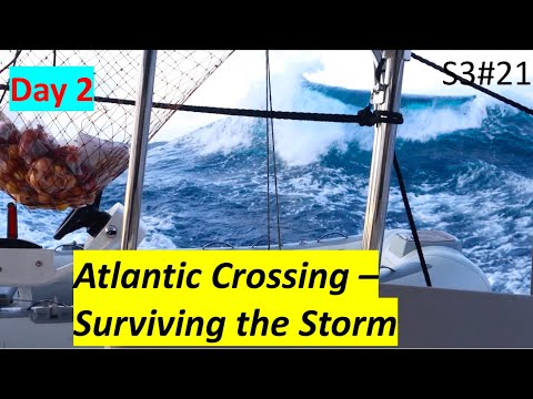 S3#21.  Atlantic Crossing -  Surviving the storm on a Leopard 50 Catamaran