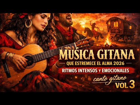 Música Gitana que Estremece el Alma 2026 | Ritmos Intensos y Emocionales - canto gitano vol 3