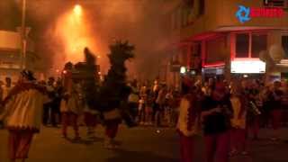 preview picture of video 'Cercavila Bestiari de Foc. Malgrat de Mar. Sant Roc 2013.'