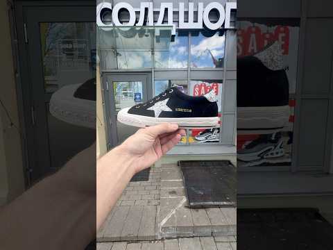 фото golden goose v-star 'black / silver glitter star' 0