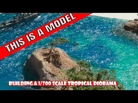 Realistic Scenery Resin Water Diorama, ( Step by step how to build it with 2 part resin )