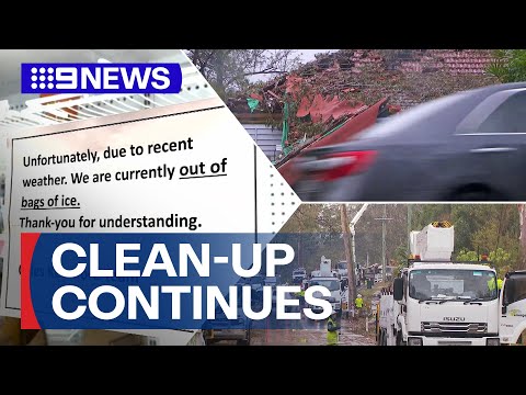 Clean-up continues after devastating Brisbane storms | 9 News Australia