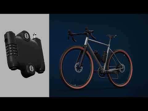 Spyna Abus Bordo Combo Lite Mini 6055C/60 juodas video