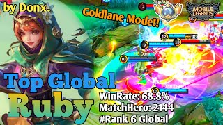 HOOK MASTER! Gameplay Proplayer Ruby by Donx | MLBB