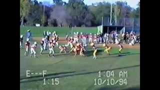 preview picture of video 'JRHFB Ellendale ND vs Edgeley-Kulm ND 10/10/1994'