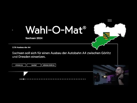 Ich benutze den Wahl-O-Mat Für Sachsen 2024 #BabbelTasch