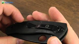 Spyderco Tenacious Black Blade (C122GBBKPS) - відео 1