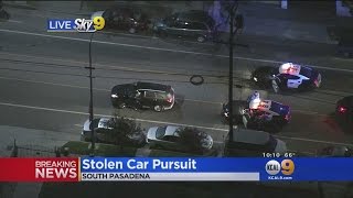 Sparks Fly In Wild Pursuit That Ends In Police Takedown