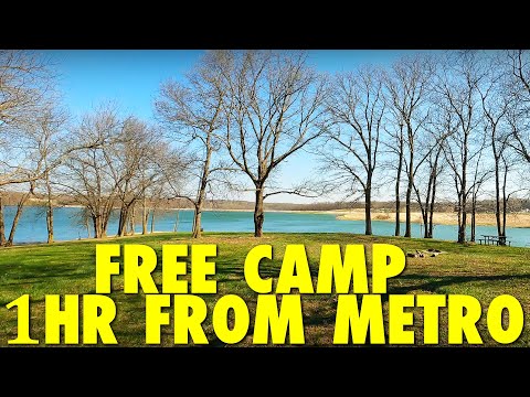 Pony Express Lake Conservation Area - Free Camp Close to the City - Lots of free wind as well...