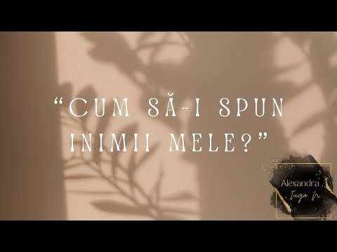 Cum să-i spun inimii mele? - Alexandra Iuga Nagy | Cântecul inimilor care nu încetează să iubească
