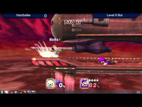 Hardballer Gets 4-stocked by a CPU (Project M)