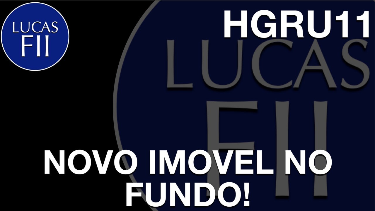 #HGRU11 - NOVA COMPRA!