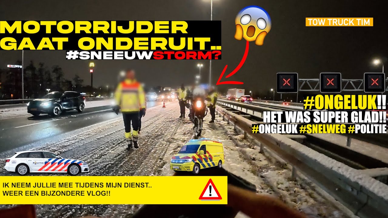 🚨Motorrijder neemt risico met alle gevolgen..🚨