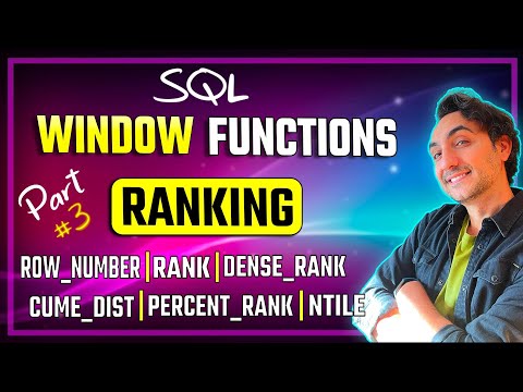 SQL Window Functions Basics Partition By Order By Frame SQL Course 3