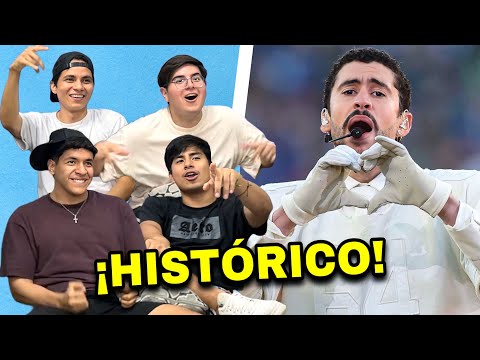 REACTION TO BAD BUNNY AT THE SUPER BOWL HALFTIME SHOW