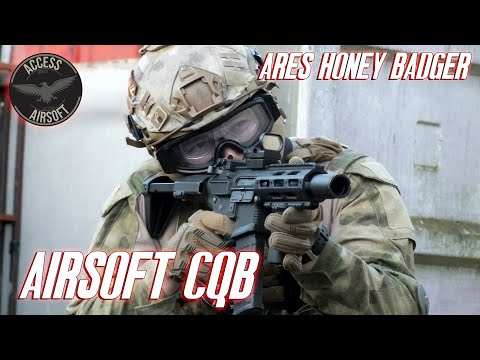 CQB AIRSOFT! | Ares Honey Badger | Battle Stations Highlights