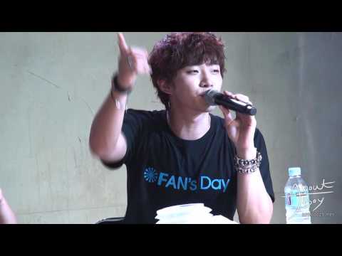 [FANCAM] 120803 JUNHO Fan's Day - highlights