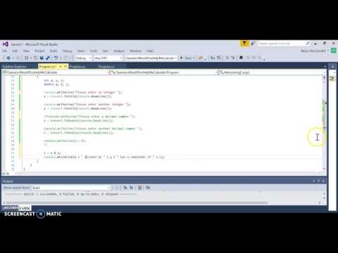 C# Operators with Modulus