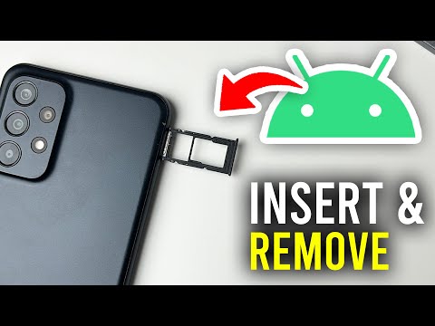 How To Insert & Remove SIM Card On Android Phone - Full Guide