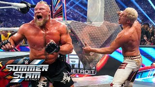 Cody Rhodes vs Brock Lesnar: SummerSlam 2023 Highl