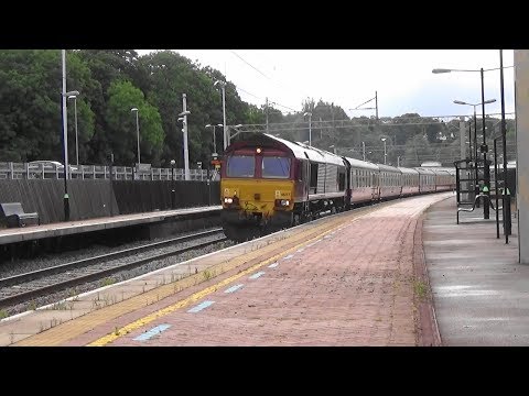 (HD) 66177 and 66100 work 1Z75 - Reading to Liverpool Bulk Terminal