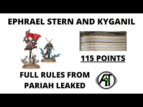 Ephrael Stern + Kyganil - Full Rules Review, Points Cost + Datasheet - Daemonifuge Tactics