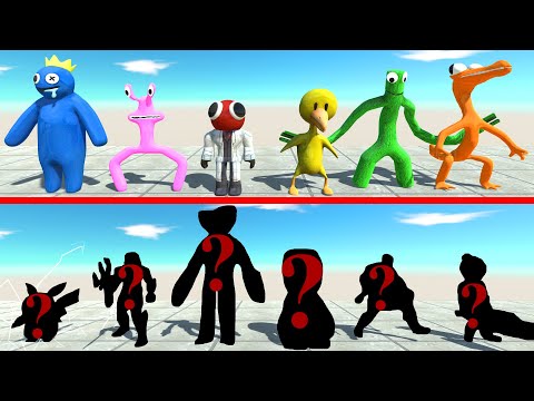 Random Team VS Team Rainbow Friends - Animal Revolt Battle Simulator