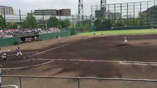 市立尼崎　竹中投手VS武庫荘総合　平光選手　2017/8/28　阪神地区ブロック決勝