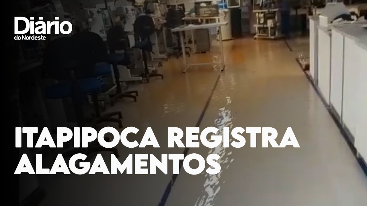 Imagem da notícia Itapipoca tem alagamentos, queda de árvore e princípio de desabamento após chuva intensa