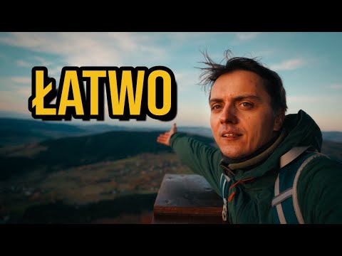 Panorama z tego szczytu zachwyca - Modyń w Beskidzie Wyspowym