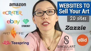 Best Websites to Sell Your Art Online 💰20 sites