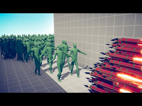 100x ZOMBIE vs EVERY GOD - TABS | Totally Accurate Battle Simulator